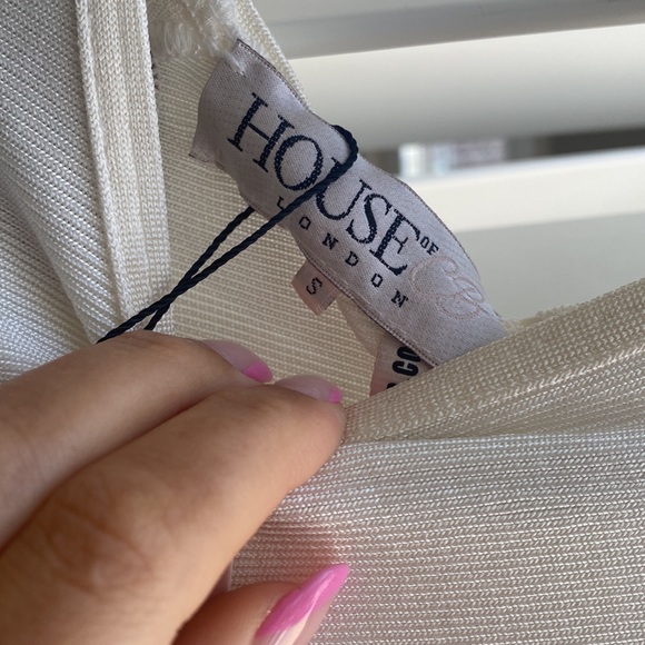 House Of CB, 'Conastanza' White Bandage Maxi Dress, Size S **FIRM PRICE** - Picture 7 of 12